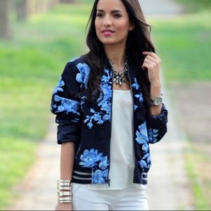 Gap Floral Bomber Jacket